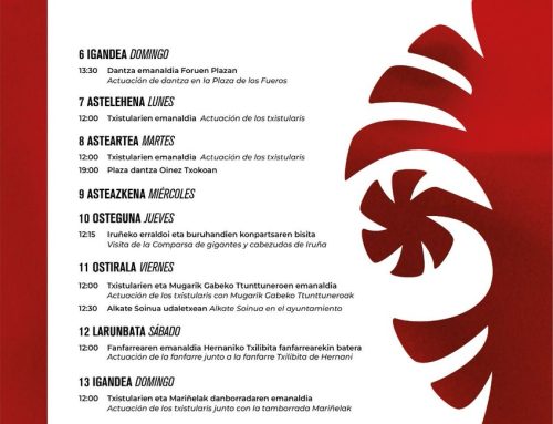 Programa de Ortzadar para San Fermín 2025