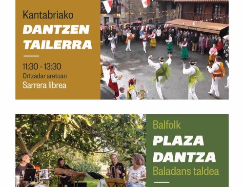 Taller de danzas de Cantabria y concierto plaza dantza Baladans